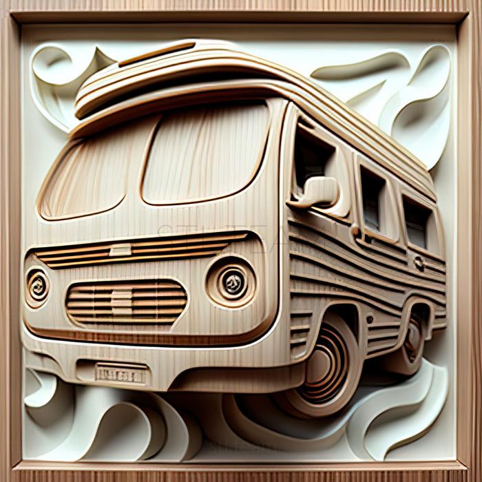 3D model Nissan Caravan (STL)